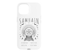 Samhain Wicca Wiccan Fin de la Saison des récoltes Plus foncée moitié païenne Coque pour iPhone 15