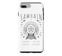 Samhain Wicca Wiccan Fin de la Saison des récoltes Plus foncée moitié païenne Coque pour iPhone 7 Plus/8 Plus