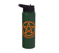 Samhain Wicca Wiccan Witch Star Païen Halloween Stainless Steel Insulated Water Bottle