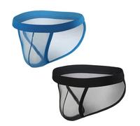 SamHeng Boxer Sexy en résille pour Homme, Transparent et Respirant Caleçon pour Homme, Résille Transparente Caleçon Taille Basse for Boyfriend, sous-vêtement Extensible Quotidien, Boxer ou Shorty