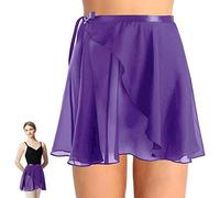 SamHeng Jupe enveloppante de Ballet, Jupe de Danse en Mousseline de Mousseline, Jupes enveloppantes réglables de Gymnastique de Skate de Balle de Ballet