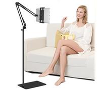 SAMHOUSING Support pour Tablette，Support de Tablette réglable Universel Rotatif à 360 degrés en métal pour iPad/iPhoneX/iPad Pro ou Autres appareils de 4,7 à 12,9 Pouces