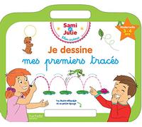 Hachette Pratique – Sami et Julie : Ardoise Je dessine mes premiers tracés 3-4 ans