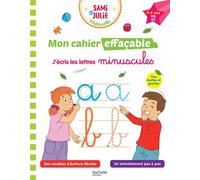 Sami et Julie Maternelle - Mon cahier effaçable - J'écris les lettres minuscules (4-6 ans) - Collectif - Hachette Education - cartonné - Scolaire / Universitaire