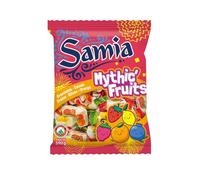 SAMIA - Bonbons Halal Gourmands aux Fruits Tendrement Fondants, Sachet Familial 590g - Lot de 3 - vendu par Lot