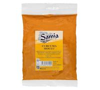 SAMIA - Curcuma Moulu Originaire d'Orient, Épice Savoureuse pour Cuisine, Pot 100g - Lot De 4