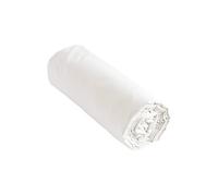 SAMIA - Drap Housse 160x200cm Coton Coloris Coco - Altobuy Blanc