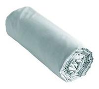 AltoBuy Samia - Drap Housse 80x200cm Coton Coloris Bleu Craie