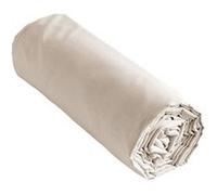 SAMIA - Drap Housse 80x200cm Coton Coloris Pampa - Altobuy Beige