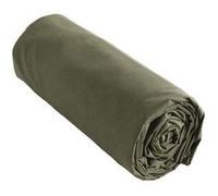 SAMIA - Drap Housse 90x200cm Coton Coloris Romarin - Altobuy Vert