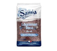 SAMIA - Haricots Rouges Légumes Secs - Source de Fibres & Riche en Protéines · Conditionné en France - le paquet d'1kg - Le Lot De 3