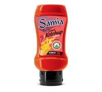 SAMIA - Ketchup Harissa Halal Épicé, Saveur Intense et Authentique pour vos Plats (Flacon 400g) - Le lot de 4