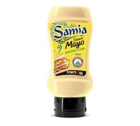 SAMIA - Mayonnaise Halal Onctueuse à la Moutarde de Dijon, Saveur Intense et Crémeuse (Flacon 330g) - Le Lot De 4