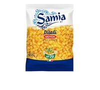 SAMIA - Pâtes Ditalini Lisci n°29 | Onctueuses et savoureuses | Parfaites pour vos plats de pâtes | le sachet de 500 g | LOT DE 6