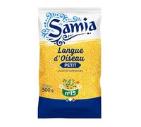 SAMIA - Pâtes n°15 aux Graines de Pomme, Texture Fondante et Saveur Authentique (500g) - Le lot de 4