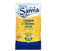 SAMIA - Pâtes Risone n°14 Savoureuses, Texture Fondante idéale pour salades et soupes, Sachet 500g