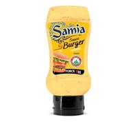 SAMIA - Sauce Burger Halal - Sauce à Base de Cornichons · Douce · Parfaite pour les Burgers, Sandwichs, Frites et Fast Food - Le Flacon de 350ml - Le Lot De 4