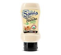 SAMIA - Sauce halal blanche concombre/cornichons | Onctueuse et savoureuse | Idéale pour vos plats froids | le flacon de 357 g | LOT DE 4