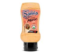 SAMIA - Sauce halal Maroc épicée | Saveurs authentiques et épicées | Idéale pour vos plats méditerranéens | le flacon de 353 g | LOT DE 4