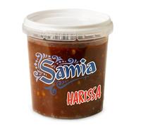 SAMIA - Sauce Harissa Épicée et Authentique, Parfaite pour Relever Vos Plats (Pot 150g) - Le Lot De 4