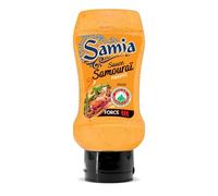 SAMIA - Sauce Samouraï Halal Piquante, Saveur Intense et Épicée pour Rehausser Vos Plats, Flacon 350 ml - Lot de 4