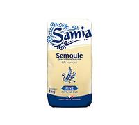 SAMIA - Semoule de blé dur Gourmande et Authentique, Sachet 1 kg