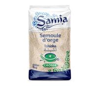 SAMIA - Semoule d'Orge Grosse Tchicha - Alternative à la Semoule de Blé - le paquet de 1Kg - Le Lot De 4