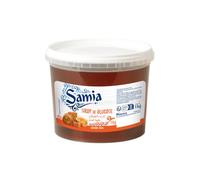SAMIA - Sirop de Glucose Arôme Miel - Servant à la Préparation des Pâtisseries Orientales · Apporte Brillance et Texture aux Pâtisseries Orientales · Format Économique - le pot de 1 kg - Le Lot De 4