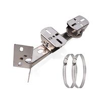 SamIdea Lot de 2 supports de montage d'angle universels en acier pour caméra de sécurité CCTV