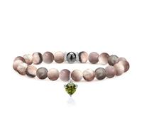 SAMINO Cadeau pour Femme Pierres Naturelles Bracelet en Pierre de Naissance Ideel Original Bracelets Fille Femme Anniversaire Bracelet Cadeau pour Maitresse Maman Sœur Amie (aug)
