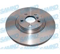 SAMKO 2X Disque De Frein Avant Ventilé Pour MINI Mini Countryman F60 BMW X1 F48