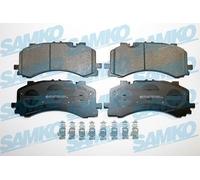 SAMKO Plaquettes de freins Avant préparé pour l'indicateur d'usure Épaisseur 16,9mm 5SP2170K Compatible avec AUDI A6 C8 Avant 4A5 Q7 4MB, 4MG Q7 4M, 4MB, 4MG A6 C8 Berline 4A2, VW Touareg III CR7, RC8