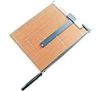 SamLng Coupe-Papier Compact, capacité 10 Feuilles, Base métallique, Format A4 (Braun)