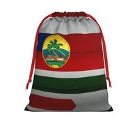 SamLng Grand sac cadeau avec cordon de serrage - Drapeau d'Hawaï Américain Parfait pour Noël, les vacances et les fêtes - Sacs à bonbons et sacs à friandises