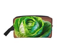 SamLng Grande trousse de maquillage de voyage - Chou lumineux - Design imprimé complet - Organiseur de toilette portable - Pochette multi-usage pour le maquillage - Blanc - Taille unique, blanc