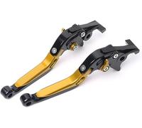 SamLng Levier d'embrayage moto Pour Ducati Pour Hypermotard 796 2010 2011 2012 - Poignée de frein et d'embrayage réglable pliable et extensible en aluminium usiné CNC longueur et vitesses
