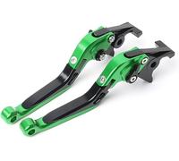 SamLng Levier d'embrayage moto Pour Kawasaki Pour Vulcan S650 2015-2020 levier de frein et d'embrayage pliable extensible en aluminium usiné CNC longueur et vitesses réglables Pièces