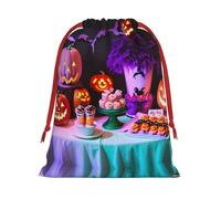 SamLng Petit sac cadeau avec cordon de serrage - Idéal pour Noël, les vacances et les fêtes - Sacs à bonbons et sacs à friandises