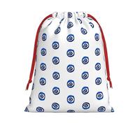 SamLng Petit sac cadeau avec cordon de serrage - Mauvais œil parfait pour Noël, les vacances et les fêtes - Sacs à bonbons et sacs à friandises