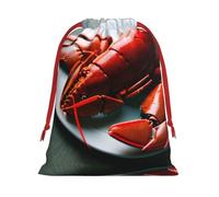 SamLng Petit sac cadeau avec cordon de serrage - Mousqueton parfait pour Noël, les vacances et les fêtes - Sacs à bonbons et sacs à friandises