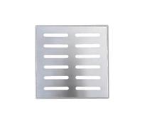 SamLng PSG Grille De Drainage De Garage en Acier Inoxydable avec Cadre | Grille de drainage en acier inoxydable, drainage efficace et installation facile.(500x500mm)