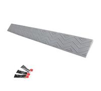 SamLng Rampe d'accès pour Fauteuil Roulant pour marches d'escalier, Rampe de Trottoir antidérapante et découpable pour marches d'escalier, entrées, seuils, Portes, Scooters, 272 kg (Gris, 8 x 2 cm)