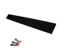 SamLng Rampe d'accès pour Fauteuil Roulant pour marches d'escalier, Rampe de Trottoir antidérapante et découpable pour marches d'escalier, entrées, seuils, Portes, Scooters, 272 kg (Noir, 7 x 1,5 cm)