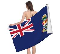 SamLng Serviettes de bain en microfibre Motif drapeau des îles Caïmans - Idéal pour le fitness, la salle de bain, la douche, la plage, les voyages