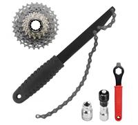Samlonge Démonte Cassette Vélo Chain, Outils de Cassette de Vélo e démontage de Broche de Rotor de Mise à Niveau, Demonte Douille Roue Libre Chaîne Fouet pour Fouet de chaîne