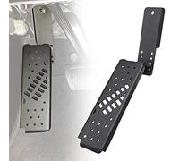 Sammanlight Pédale morte pour JL, pédale morte côté gauche repose-pied pied panneau compatible avec Jeep 2018-2020 Wrangler JL & Gladiator JT 2020 (réglable, noir mat)