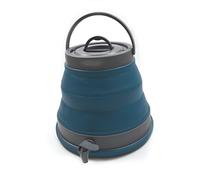 SAMMART Sac à Eau Portable 12,5 L Réservoir d'eau Pliable Cube d'urgence Sac à Eau Camping Randonnée Stockage d'eau en Plein air (Bleu foncé)