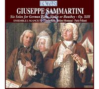 Giuseppe Sammartini – Six Solos pour flûte, violon ou hautbois – Tactus