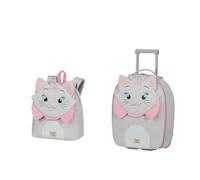 Sammies by Samsonite - Sac à dos enfant XS, 45 cm, 23 L & Sac à dos enfant S, 28 cm, 7,5 L - Ensemble de voyage Disney Marie Aristocat
