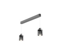 Sammode AIRMOD Duo Pendelleuchte, noir / collimateur perforé